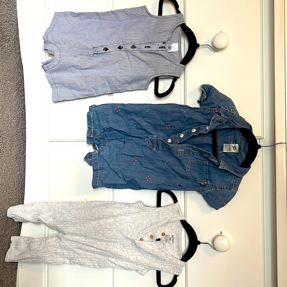 Bundle of 3 boys spring summer one piece